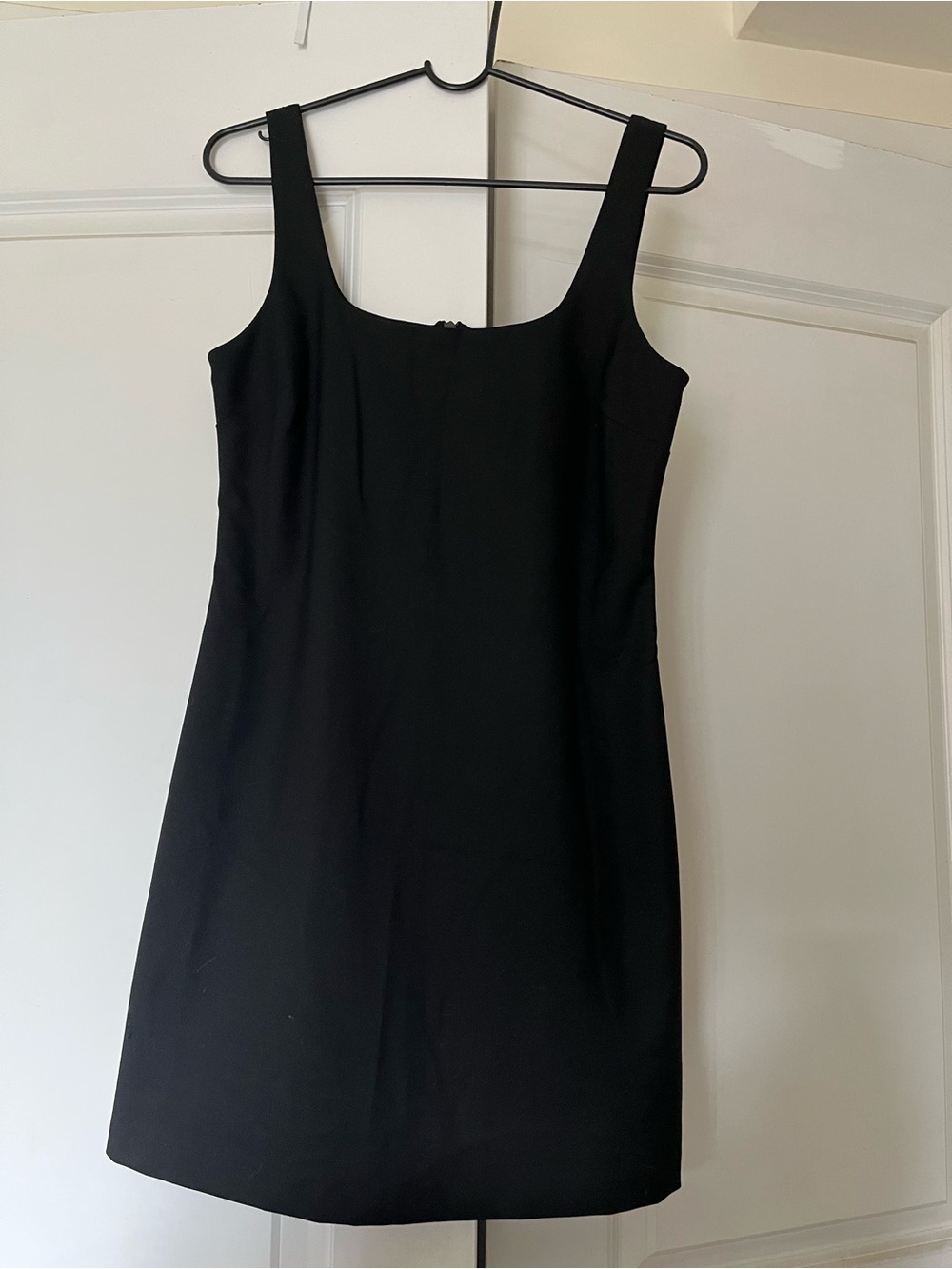 Banana Republic Black Square-Neck Mini Dress